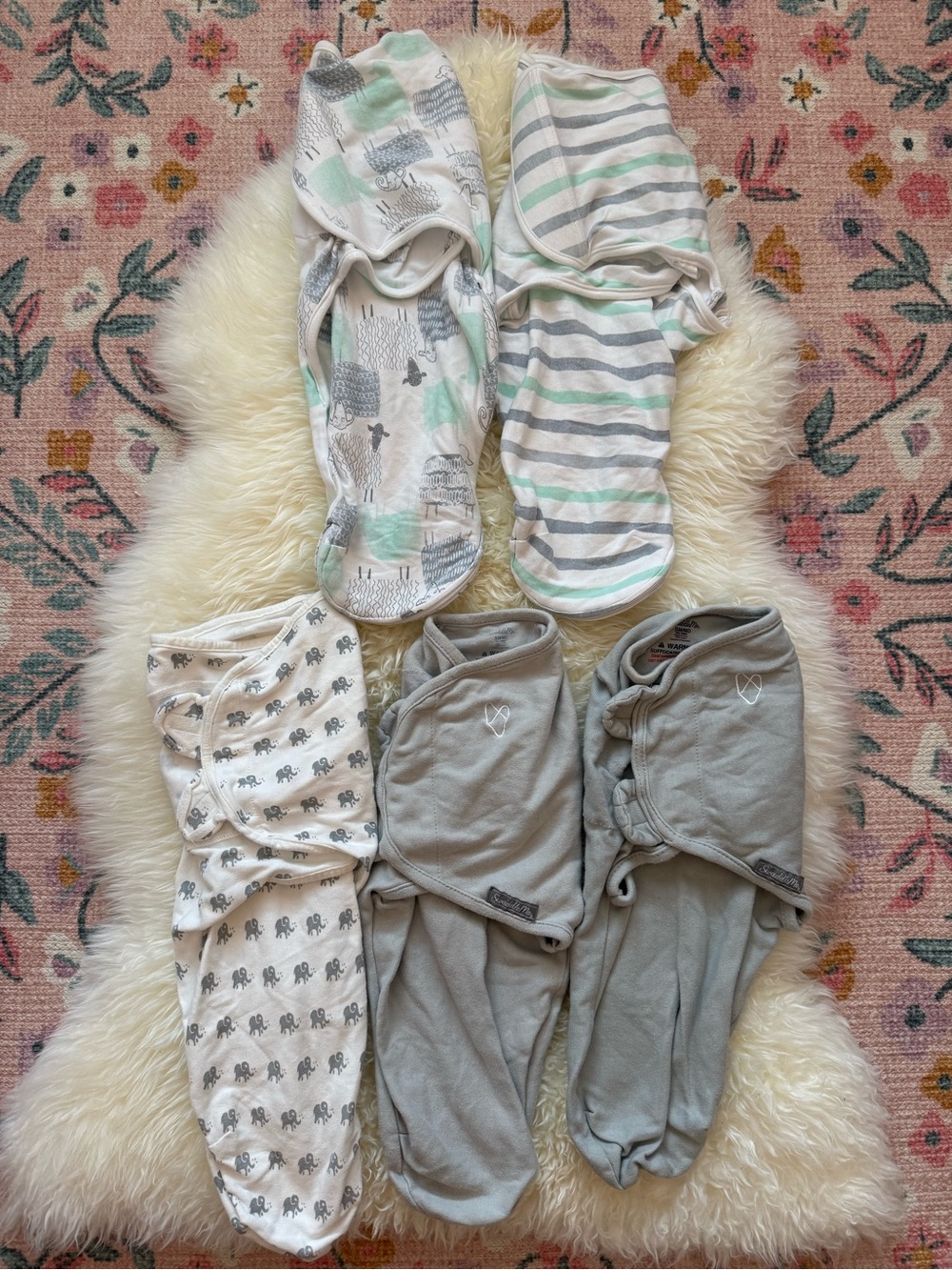 Bundle of 5 Swaddle Sleep Sacks